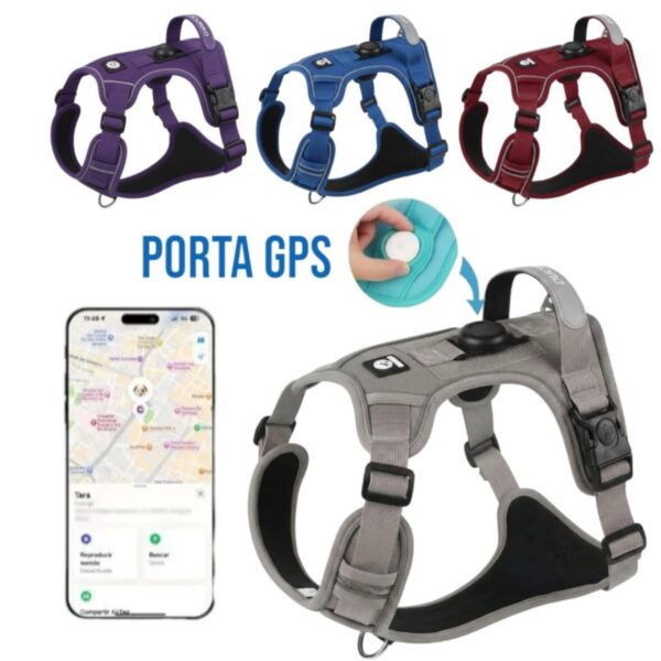 Arnés porta GPS para perros